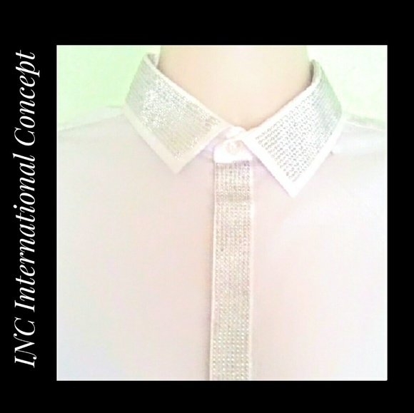 INC International Concepts Other - Men's Long Sleeve Beaded Party Shirt Size Medium INC International Concepts Other - Men's Long Sleeve Beaded Party Shirt Size Medium